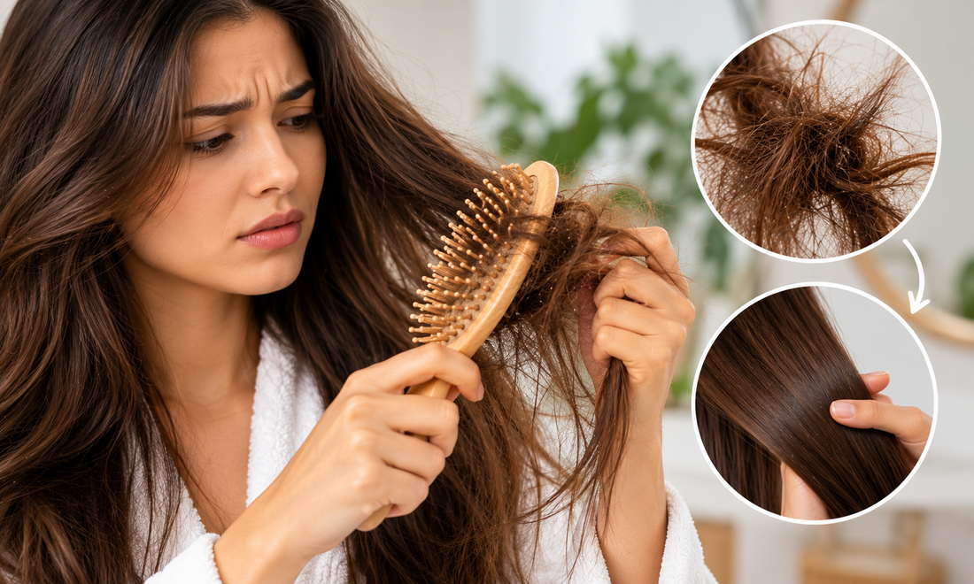Smooth, tangle-free hair with simple techniques to prevent knots and tangles