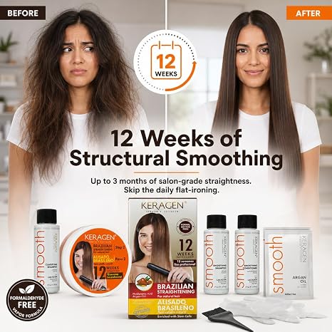 Keragen Smoothing Treatment Kit (Formaldehyde-Free)