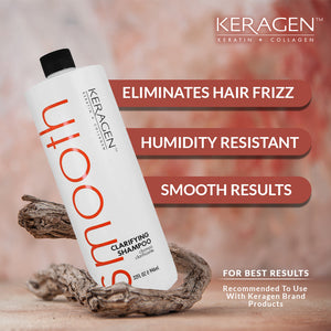 KERAGEN Clarifying Shampoo - Deep Cleansing with Keratin & Collagen - Keragen