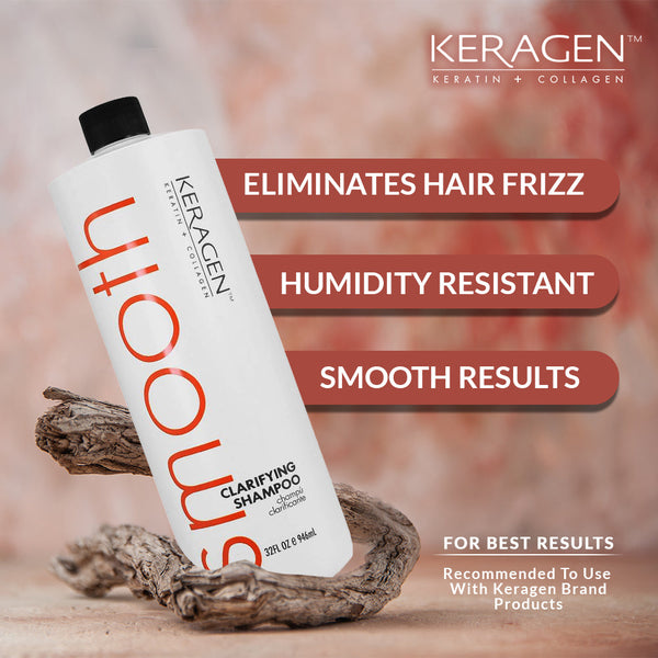KERAGEN Clarifying Shampoo - Deep Cleansing with Keratin & Collagen - Keragen
