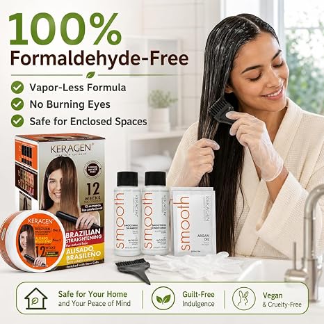 Keragen Smoothing Treatment Kit (Formaldehyde-Free)