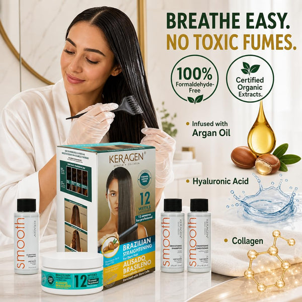 Keragen Smoothing Treatment Kit (Formaldehyde-Free)