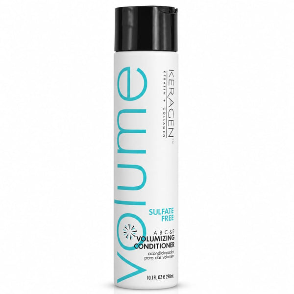 KERAGEN Volumizing Shampoo for Fine Hair, Sulfate-Free, Infused with Keratin, Collagen, and Organic Oils for Thickness and Shine - Beauty Market Online
