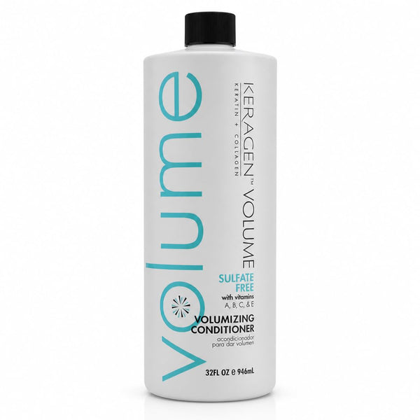 KERAGEN Volumizing Shampoo for Fine Hair, Sulfate-Free, Infused with Keratin, Collagen, and Organic Oils for Thickness and Shine - Beauty Market Online