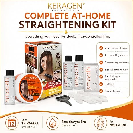 Keragen Smoothing Treatment Kit (Formaldehyde-Free)