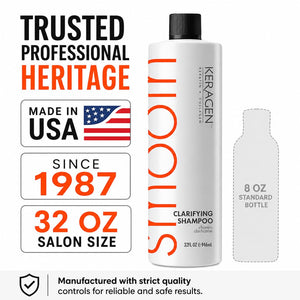 KERAGEN Clarifying Shampoo - Deep Cleansing with Keratin & Collagen