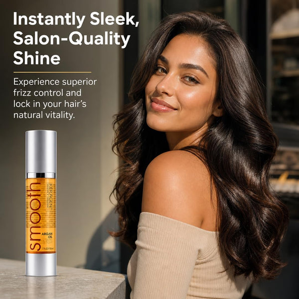 Keragen Argan Oil Hair Serum — Shine & Repair