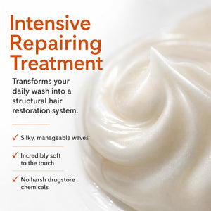 KERAGEN Smoothing Shampoo & Conditioner - Keratin & Collagen Infused Frizz Control System
