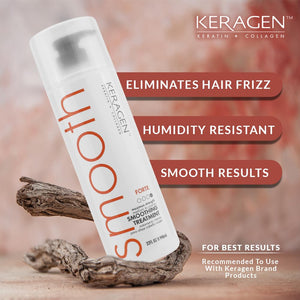 KERAGEN Brazilian Keratin Smoothing Treatment, Blowout Straightening System for Dry & Damaged Hair – Forte, Sulfate-Free – Eliminates Curls & Frizz, Medium to Coarse Hair - Beauty Market Online