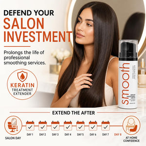 KERAGEN Argan Smoothing Cream - Anti-Frizz & Hydrating Formula - 4.4 OZ