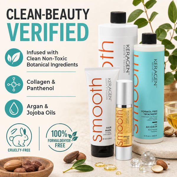 Keragen Brazilian Keratin Smoothing Treatment Blowout Straightening System