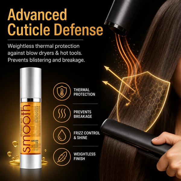 Keragen Argan Oil Hair Serum — Shine & Repair