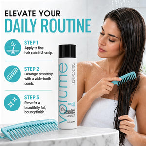 KERAGEN Volumizing Shampoo & Conditioner Duo - For Fine Hair with Keratin & Collagen