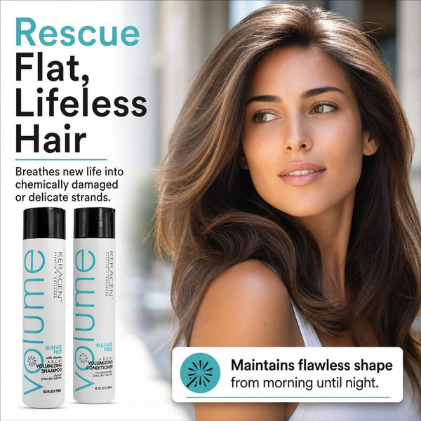 Keragen Volumizing Shampoo and Conditioner