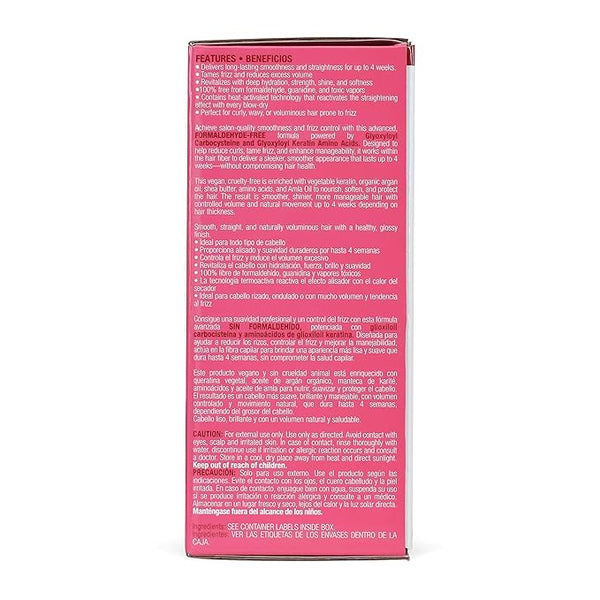 KERAGEN Smoothing Hair Treatment Kit – Frizz Control for Frizzy Hair | At-Home Use, No Flat Iron Required