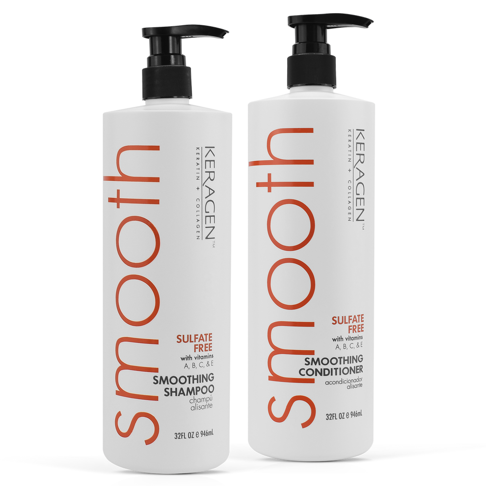 Keragen Smoothing Shampoo & Conditioner Set 32oz