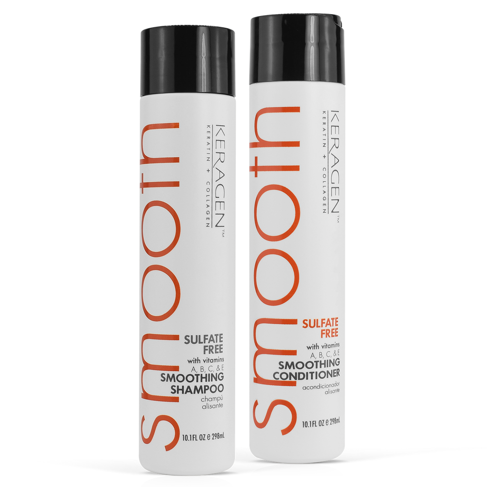 Keragen Smoothing Shampoo & Conditioner Set 10oz