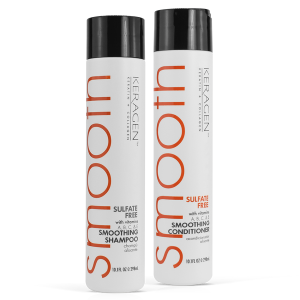 Keragen Smoothing Shampoo & Conditioner Set 10oz
