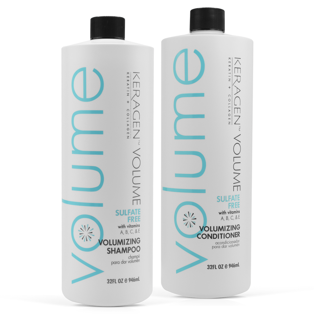 Keragen Volumizing Shampoo & Conditioner Set 32oz