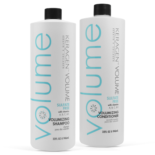 Keragen Volumizing Shampoo & Conditioner Set 32oz