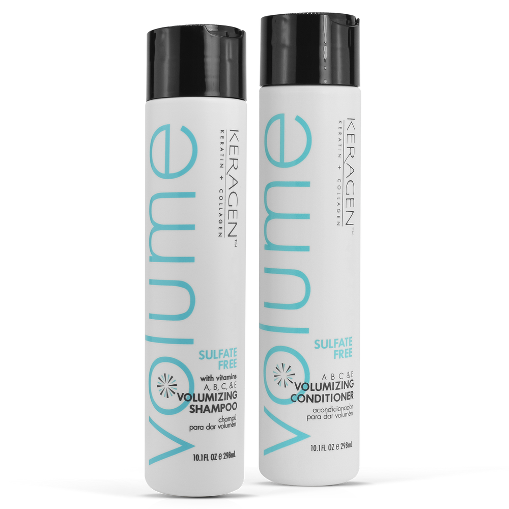 Keragen Volumizing Shampoo & Conditioner Set 10oz
