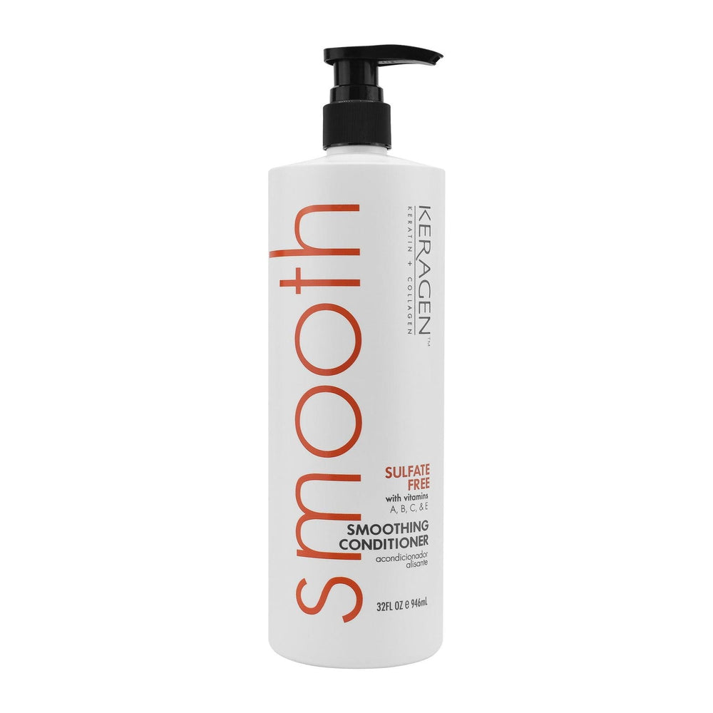 KERAGEN Smoothing Shampoo & Conditioner - Keratin & Collagen Infused Frizz Control System - Keragen