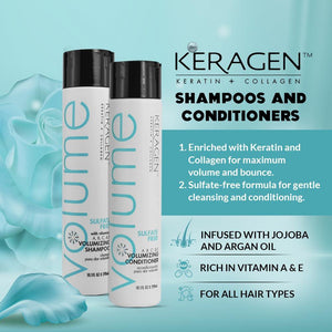 Keragen Volumizing Shampoo and Conditioner