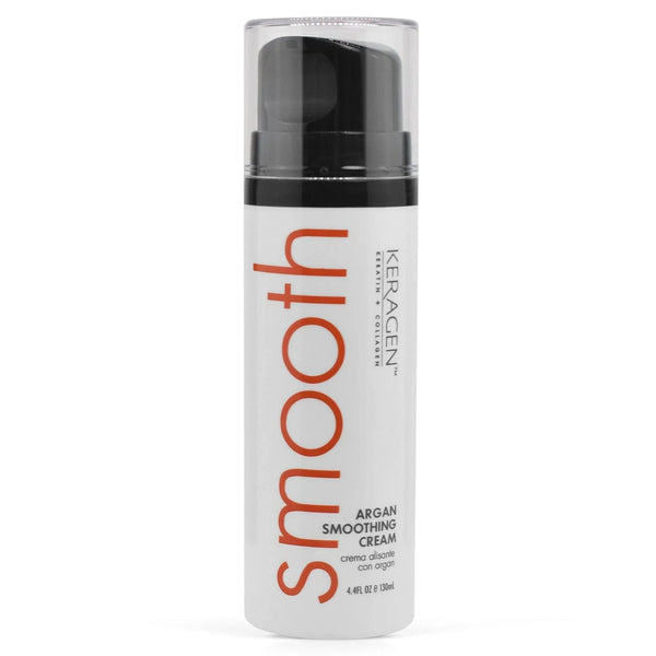 KERAGEN Argan Smoothing Cream - Anti-Frizz & Hydrating Formula - 4.4 OZ - Keragen