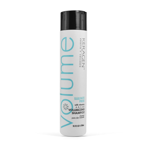 KERAGEN Volumizing Shampoo & Conditioner Duo - For Fine Hair with Keratin & Collagen