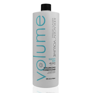 KERAGEN Volumizing Conditioner - For Fine Hair with Keratin & Collagen - Keragen
