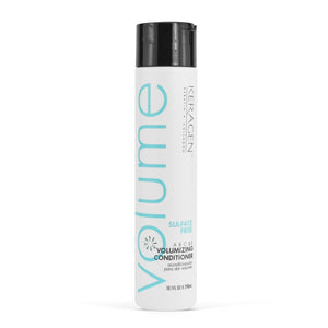 KERAGEN Volumizing Shampoo & Conditioner Duo - For Fine Hair with Keratin & Collagen