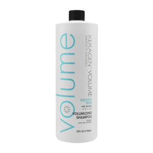 KERAGEN Volumizing Shampoo - For Fine Hair with Keratin & Collagen - Keragen