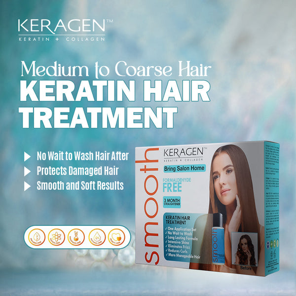 KERAGEN Brazilian Keratin Smoothing Treatment formaldehyde-free