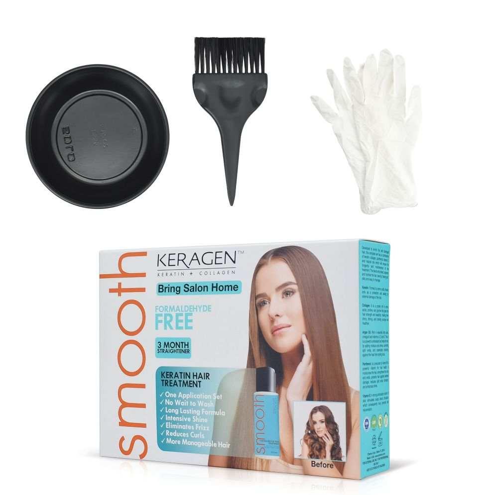 KERAGEN Brazilian Keratin Smoothing Treatment formaldehyde-free
