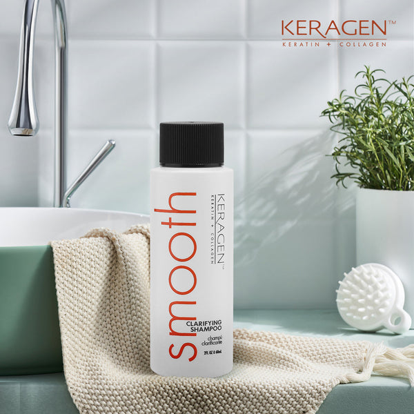 KERAGEN Clarifying Shampoo - Deep Cleansing with Keratin & Collagen - Keragen