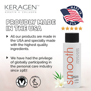 KERAGEN Clarifying Shampoo - Deep Cleansing with Keratin & Collagen - Keragen