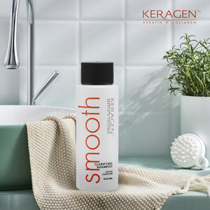KERAGEN - Clarifying Shampoo with Keratin and Collagen - Deep Cleansing, Purifying, Refresh and Reset Damaged, Color-Treated Hair, Removes Buildup and Residue from Scalp - For All Hair Types - Beauty Market Online